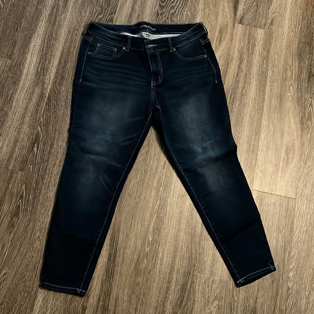 Maurice’s skinny ankle jean